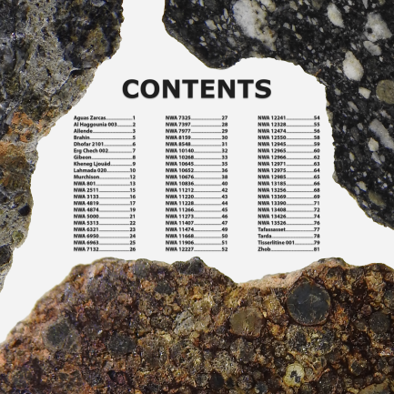 The-Benjie-Freund-Meteorite-Collection-Book-Contents